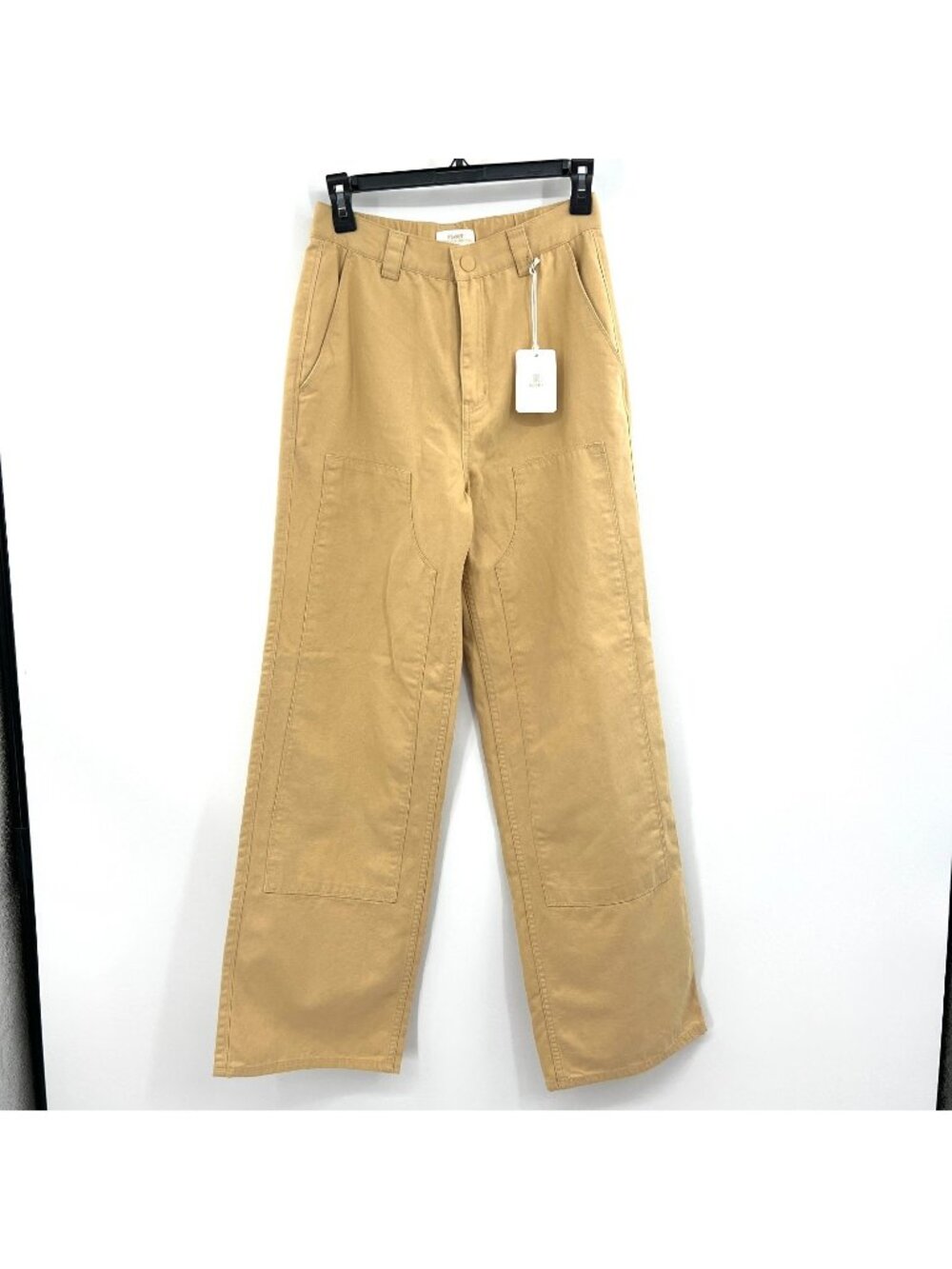 NWT Roark Passport Pants in Caramel for Women Wide Leg Size 25